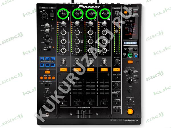 KNOB INPUT SELECT - фото установки