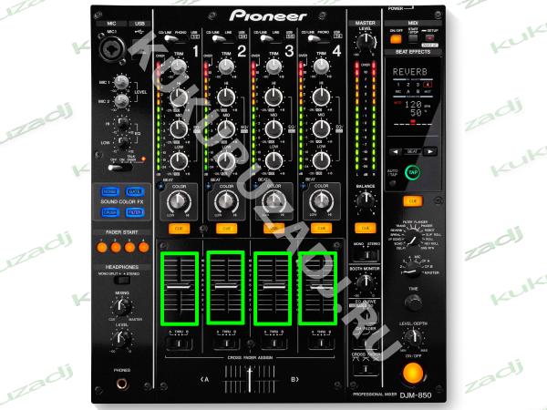 CHANNEL FADER DCV1027 - фото установки