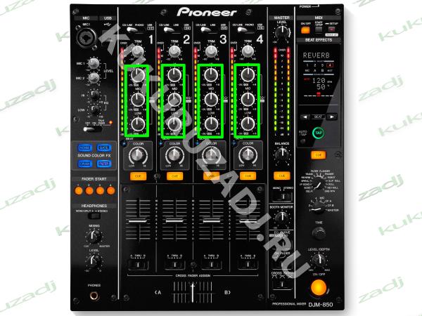 POTENTIOMETER EQ HI-MID-LOW - фото установки