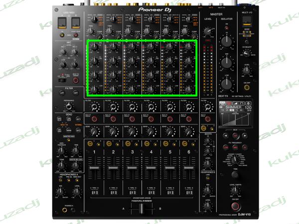 POTENTIOMETER EQ HI MID LOW - фото установки