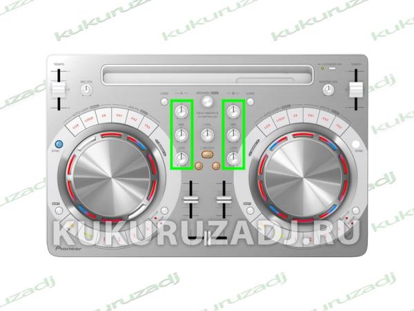 POTENTIOMETER EQ HI-MID-LOW - фото установки