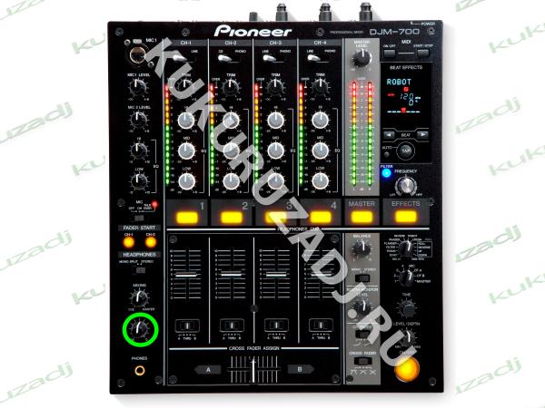 POTENTIOMETER HEADPHONE LEVEL - фото установки