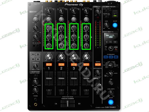 POTENTIOMETER EQ HI-MID-LOW - фото установки