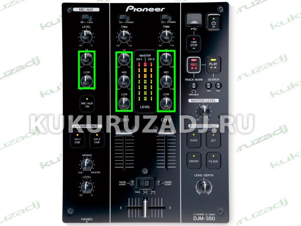 POTENTIOMETER EQ HI MID LOW - фото установки