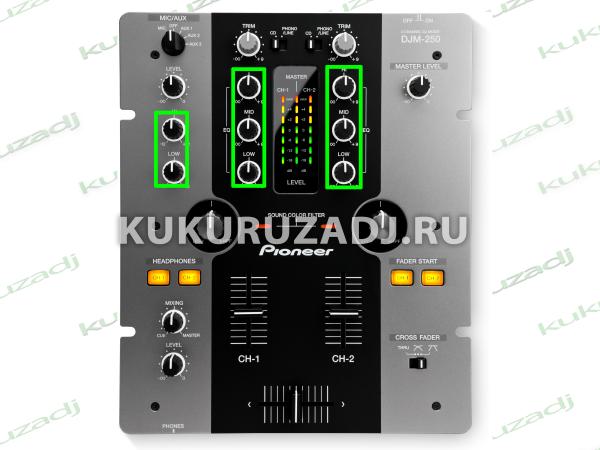 POTENTIOMETER EQ HI-MID-LOW - фото установки